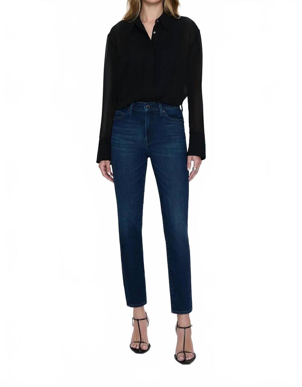 NEW PISTOLA madi high rise slim jeans in blue